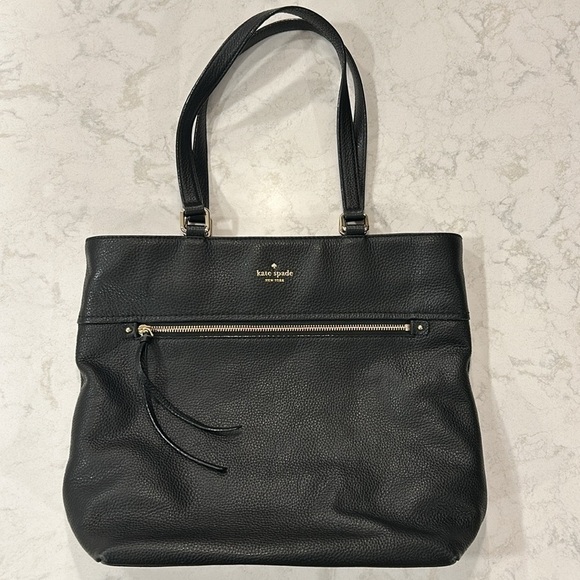 Kate Spade ♠️ Cobble Hill Black Pebbled Leather Kiernan Shoulder Bag - Picture 2 of 16